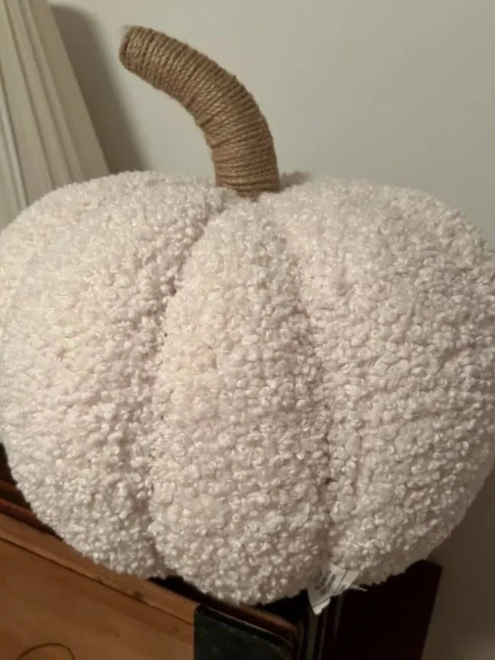 Pottery Barn Jack-O-Lantern Shaped Pillow